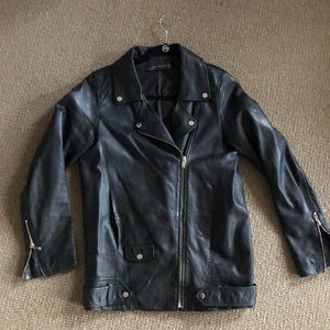 100% REAL LEATHER Zara jacket!